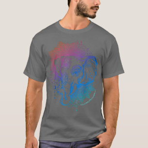 Elephant Mandala Yoga Namaste LovingKindness Medit T-Shirt