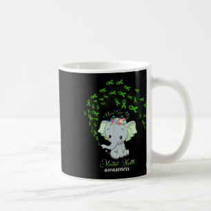 Elephant Mental Health Awareness Gift Warriors Men Kaffeetasse