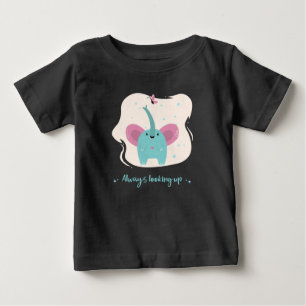 Éléphant Mignon Avec Texte Toujours Vers le Haut