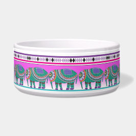 Elephant mit Azteken-Muster Napf