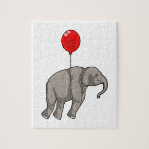 Elephant mit Balloon
