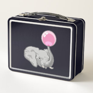 Elephant mit Balloon Metall Brotdose