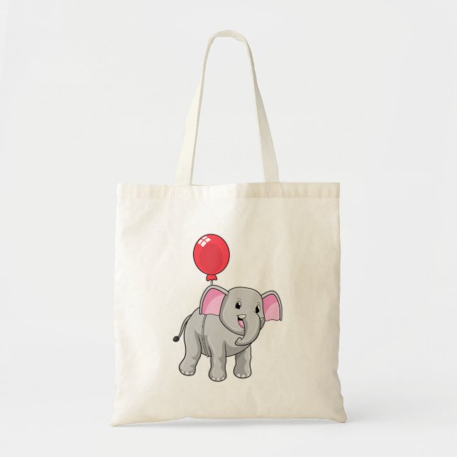 Elephant mit Balloon Tragetasche (Vorne)