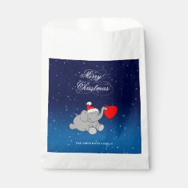 Elephant mit Red Hat Geschenktütchen