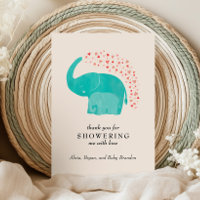 Elephant Mother and Calf Baby Dusche Personalisier