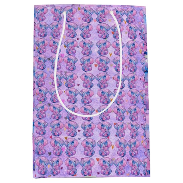 Elephant named Acorn Mittlere Geschenktüte (Vorderseite)