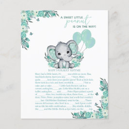 Elephant Neutral Baby Shower Game