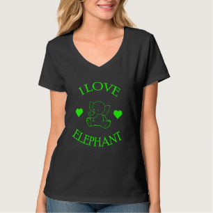 Elephant Niedlich I Liebe Elephant Elephant T-Shirt