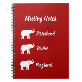 Elephant Notebook Notizblock