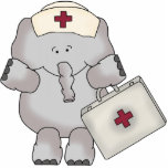 Elephant Nurse Skulptur Freistehende Fotoskulptur<br><div class="desc">Entwurf von Cheryl Seslar unter www.digiwebstudio.com</div>