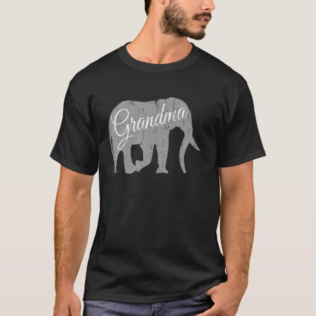 Elephant Oma Großmutter Idee Eine neue Generation T-Shirt (Vorderseite)