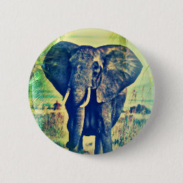 Elephant Palms Button