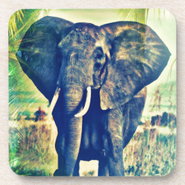 Elephant Palms Getränkeuntersetzer