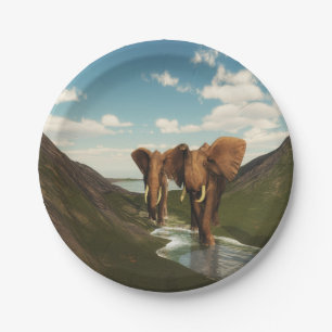 Elephant Pappteller