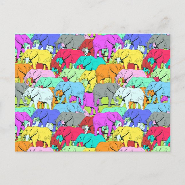 Elephant Parade Postcard Postkarte (Vorderseite)