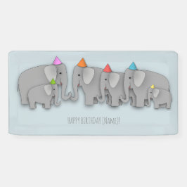 Elephant Party Banner