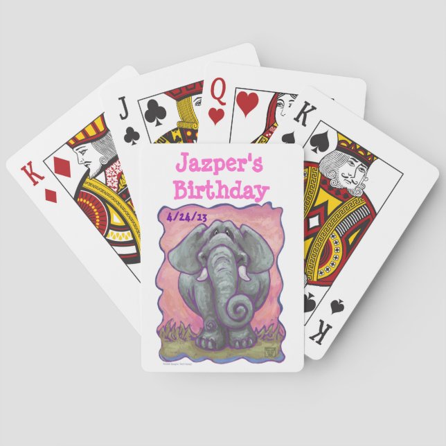 Elephant Party Center Spielkarten (Rückseite)