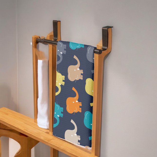 Elephant Pattern Geschirrtuch (kitchen Towel)