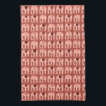 Elephant Pattern Rosa Geschirrtuch<br><div class="desc">Dekorieren Sie Ihre Küche mit diesem coolen Handtuch. Macht ein großartiges Haus-Erwärmung, Geburtstag oder Hochzeitsgeschenk! Sie können ihn anpassen und auch Text hinzufügen. Karo in meinem Shop für viel mehr Farben und Muster!</div>
