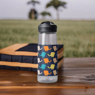 Elephant Pattern Trinkflasche