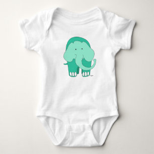 Elephant Personalisiert Baby Strampler