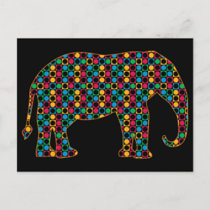 Elephant Postcard Postkarte