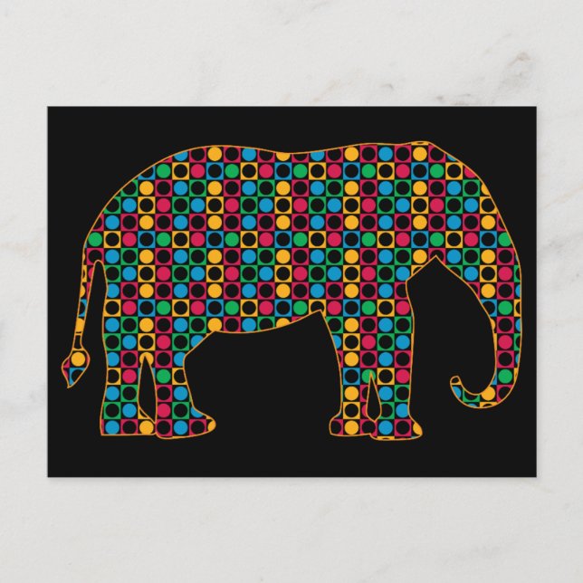 Elephant Postcard Postkarte (Vorderseite)