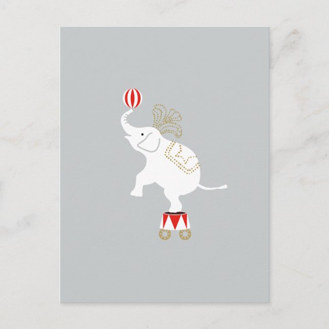 Elephant Postcard Postkarte (Vorderseite)