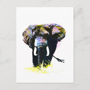Elephant Postkarte