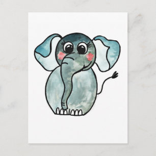Elephant Postkarte