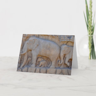 Elephant Procession, Südindien Karte