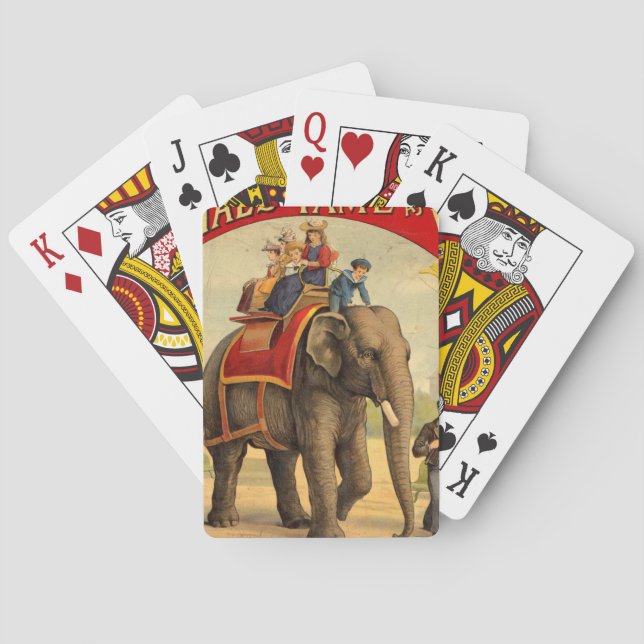 Elephant Red Book Spielkarten (Rückseite)