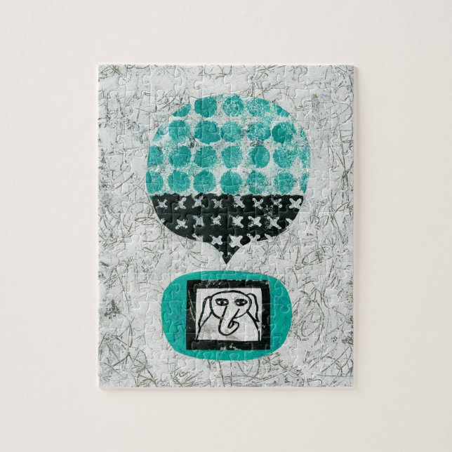 Elephant Remembering Jigsaw Puzzle (Vertikal)