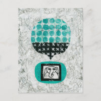 Elephant Remembering Postcard