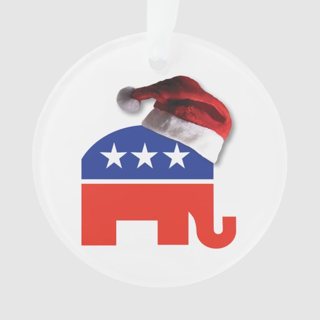 Eléphant républicain portant un Casquette du Père  (devant)