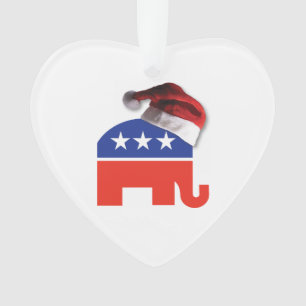 Éléphant républicain utilisant un casquette du