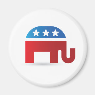 Elephant Republikaner Magnet