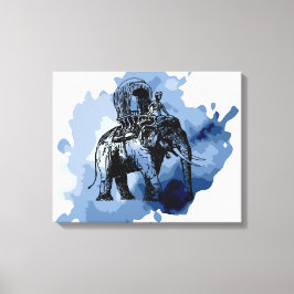 Elephant Ride Leinwanddruck