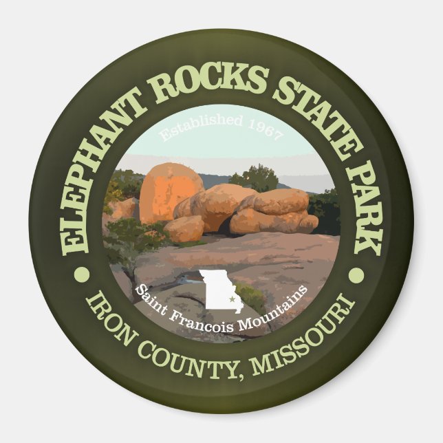 Elephant Rocks SP Magnet (Vorne)