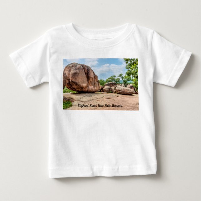 Elephant Rocks Staat Park Baby Kleinkind T - Shirt (Vorderseite)