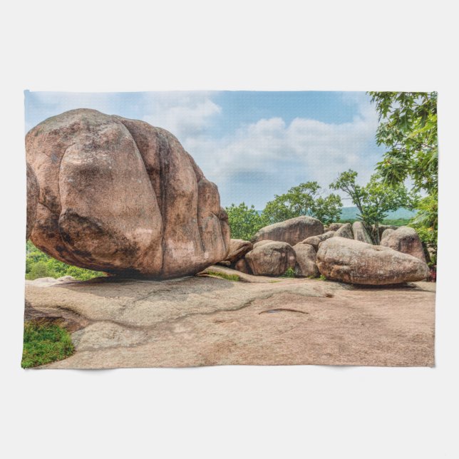 Elephant Rocks Staat Park Geschirrtuch (Horizontal)