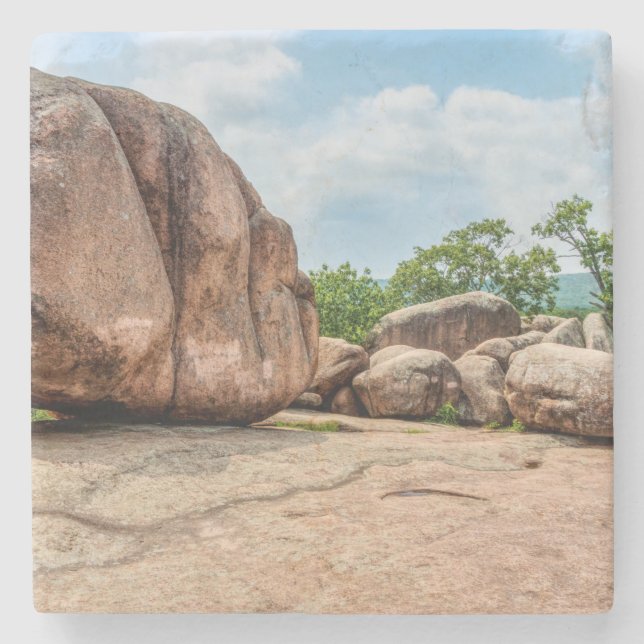 Elephant Rocks Staat Park Steinuntersetzer (Vorderseite)