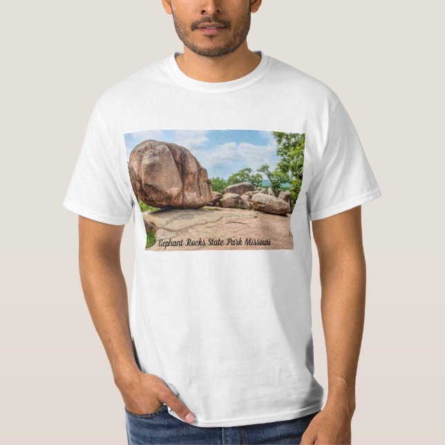 Elephant Rocks Staat Park T - Shirt (Vorderseite)