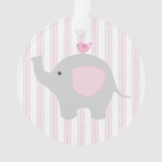 Éléphant rose de beau bébé