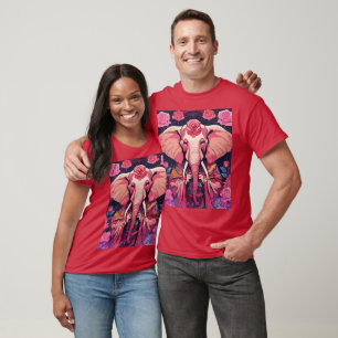 Elephant Sage der psychedelischen Rose T-Shirt