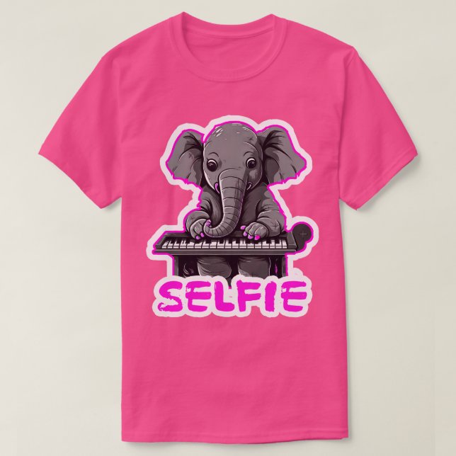 Elephant Selfie T-Shirt (Design vorne)
