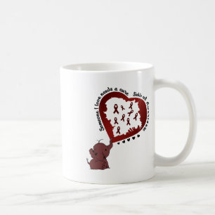 Elephant Sickle Cell T-Shirt Jemand in der Liebe b Kaffeetasse