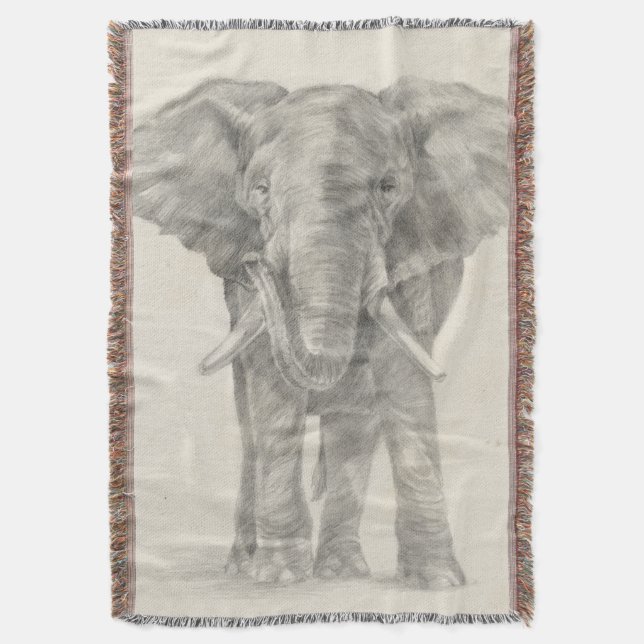 Elephant Sketch Decke (Vorderseite Vertikal)