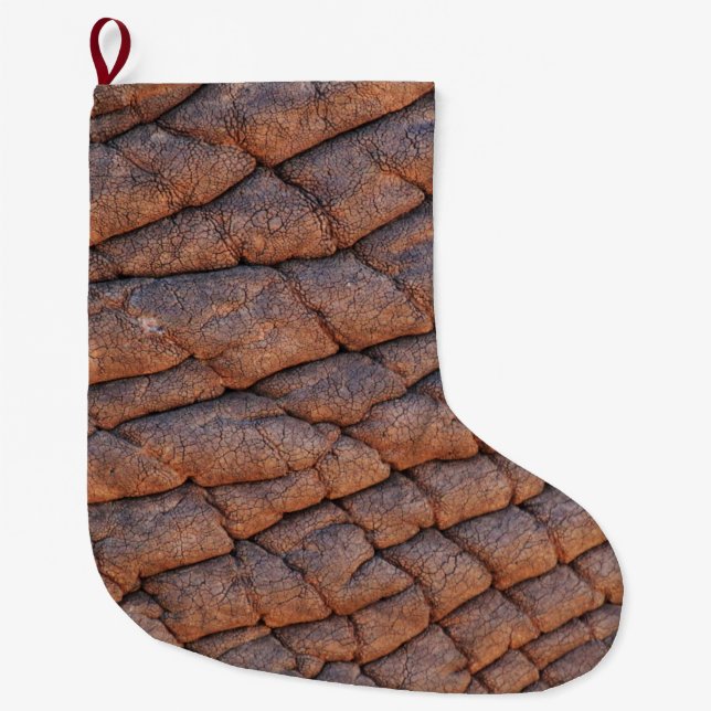 Elephant Skin Großer Weihnachtsstrumpf (Vorderseite)