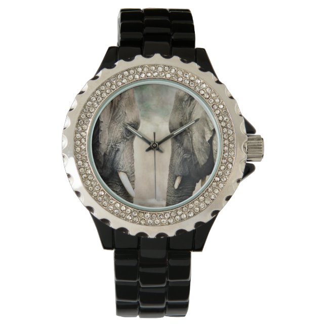 Elephant Soulmates Armbanduhr (Vorderseite)